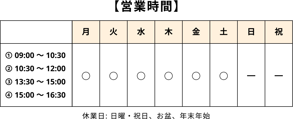 営業時間